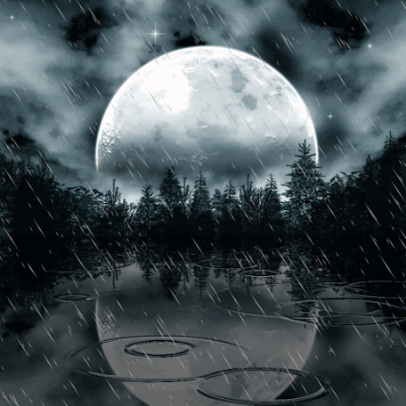 lua e chuva verdade luz