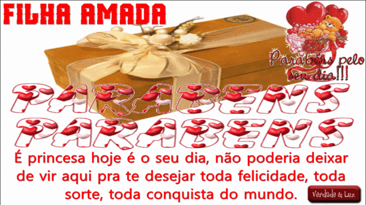 Featured image of post Mensagem Feliz Aniversario Filha Mensagem de anivers rio para filha