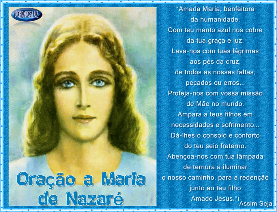 ORAÇÃO A MARIA VERA JACUBOWSKI